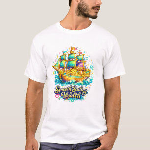 T-shirt Bateau Trésor Doré Abondance Wall Art