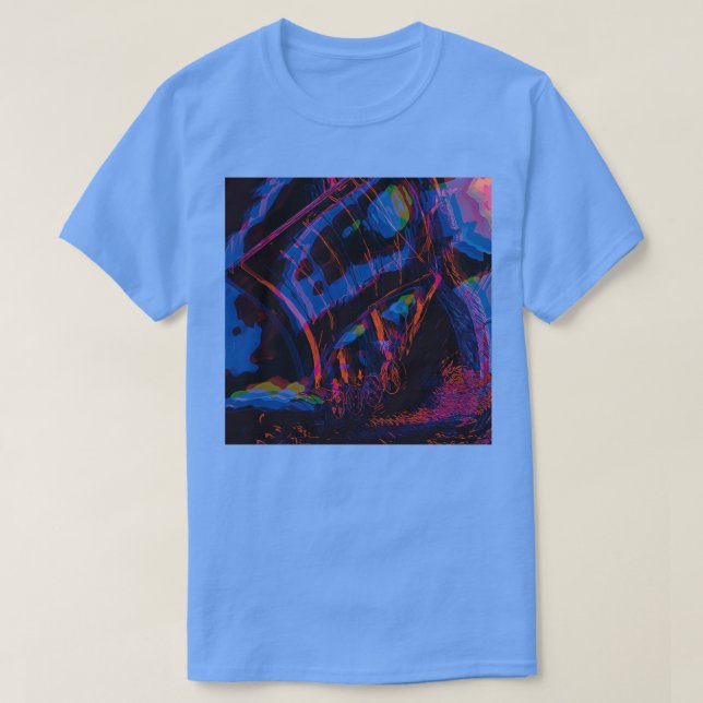 T-shirt Bateau viking Abstrait (Design devant)