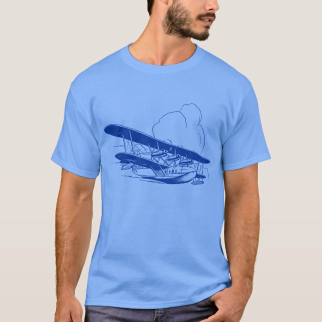 T-shirt Bateau volant Vintage (Devant)