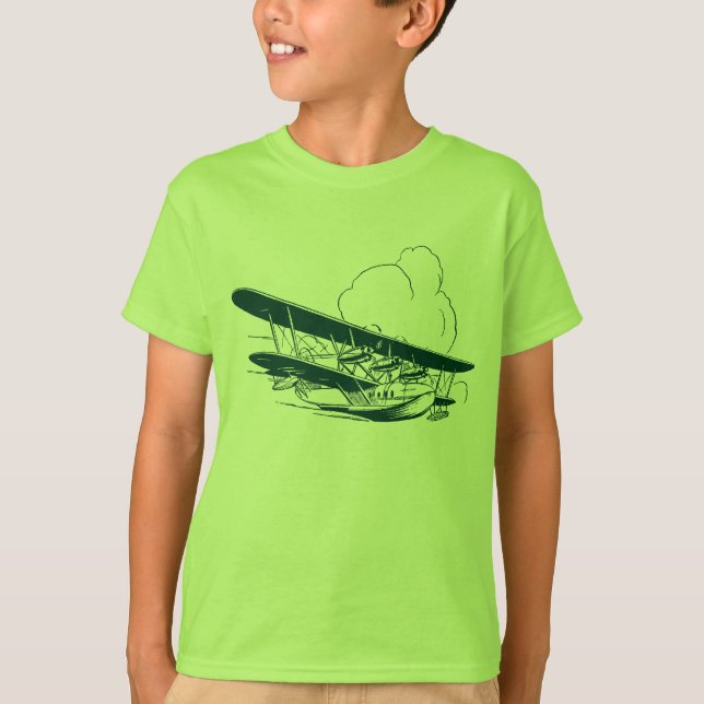 T-shirt Bateau volant vintage (Devant)