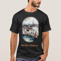 Bateaux dans le port de Honfleur