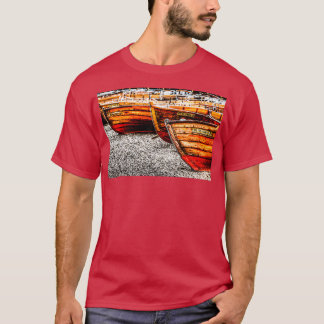 T-shirt Bateaux d'aviron en bois Derwentwater