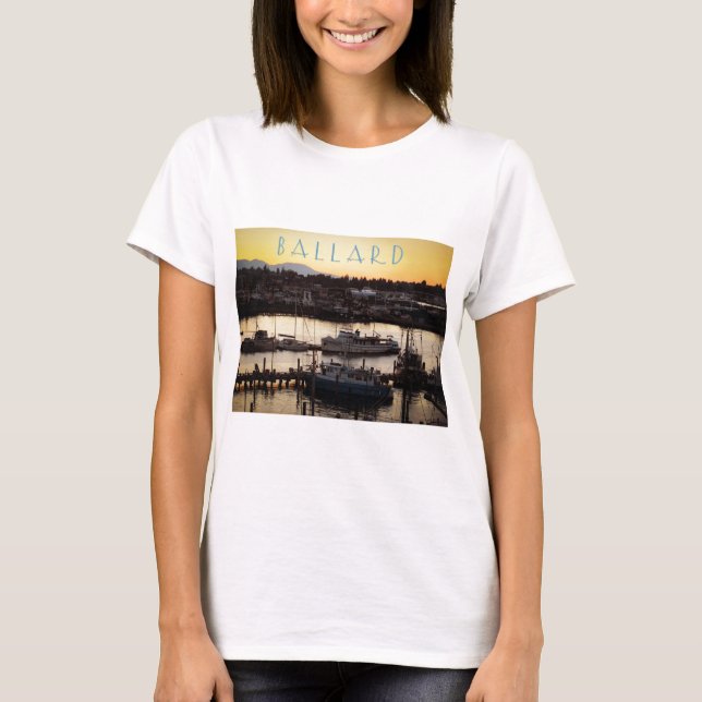 T-shirt Bateaux de Ballard (Devant)