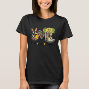 T-shirt Bateaux de cow-boy de la paix