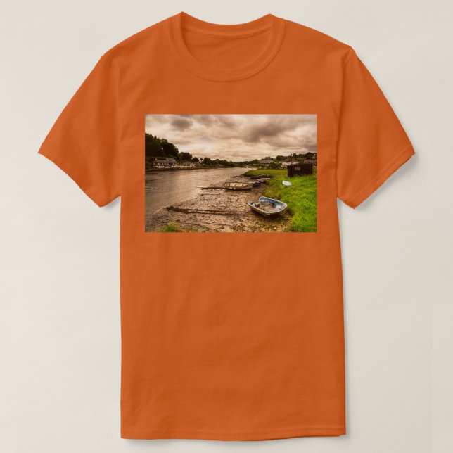 T-shirt Bateaux de la rivière Lerryn (Design devant)