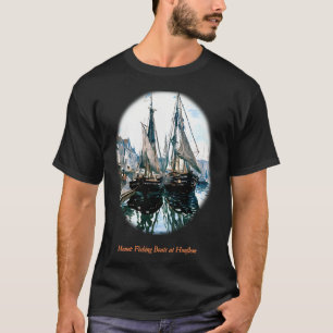T-shirt Bateaux de pêche à Honfleur