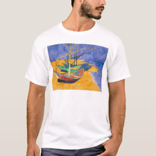 T-shirt Bateaux de pêche de Vincent van Gogh sur la