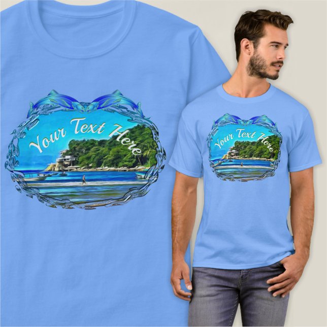 T-shirt Bateaux de pêche Mismaloya 0346 (Créateur téléchargé)