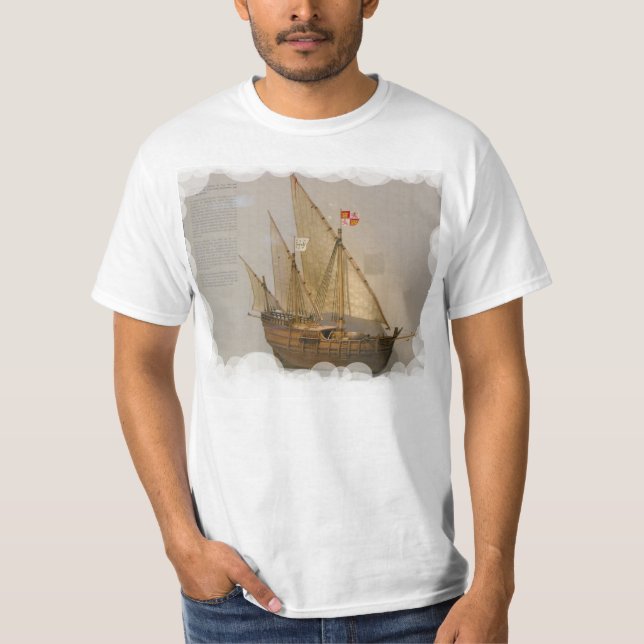 T-shirt Bateaux des explorateurs, Vasco da Gama (Devant)