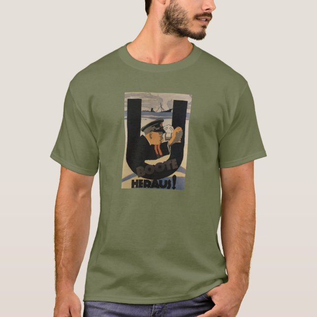 T-shirt Bateaux d'U dans la grande guerre (Devant)