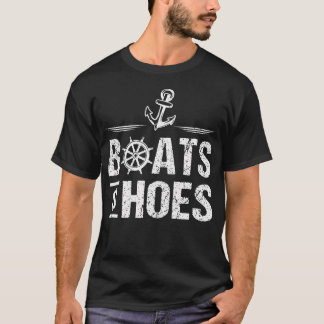 T-shirt Bateaux Et Putes Amoureux De Bateau Croisière Ancr