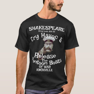 T-shirt Bateaux pontons Shakespeare Guerre Knoxville
