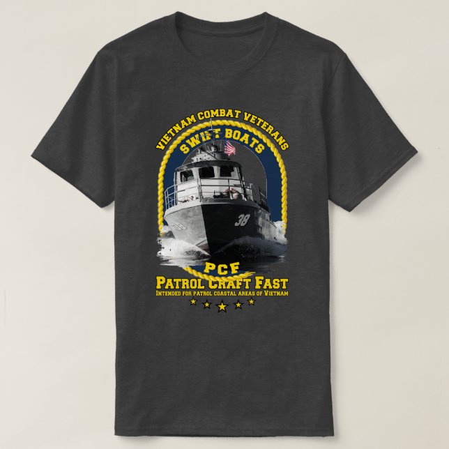 T-shirt Bateaux Swift Vieux-Vietnam (Design devant)
