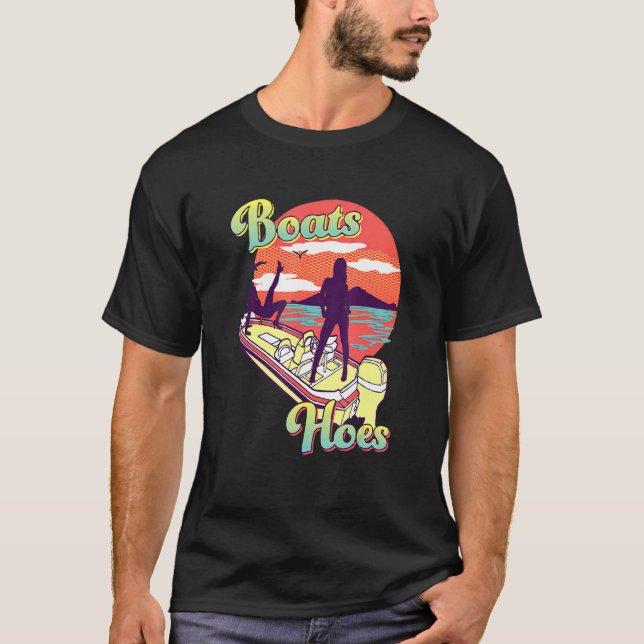 T-shirt Bateaux'n Hots Temps d'été avec Chauves Vêtements (Devant)