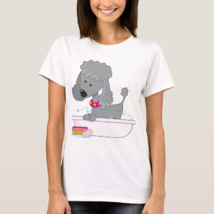 T-shirt Bath de caniche