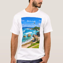 Bathsheba, Barbade - Côte de plage tropicale