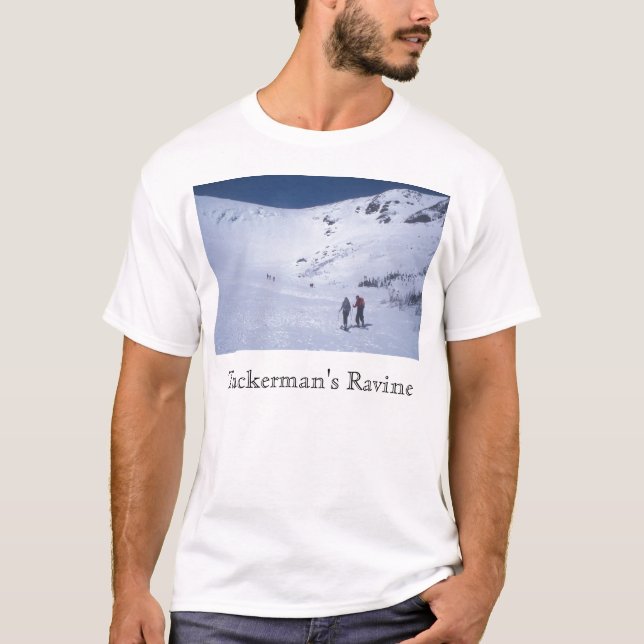 T-shirt Bâti Washington de Skiiers du ravin de Tuckerman (Devant)
