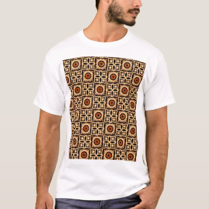 T-shirt Batik abstrait, motif textile sans soudure.