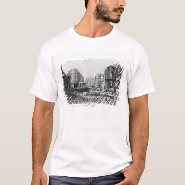 T-shirt Bâtiment d'avenue de l'Opera 2 (Devant)