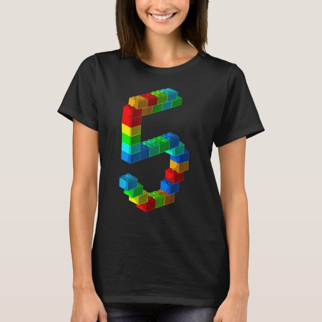 T-shirt Bâtiment de l'édifice mignon 5e cadeau d'anniversa (Devant)