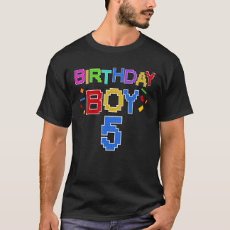 T-shirt Bâtiment de l'édifice pour garçons de 5 ans F