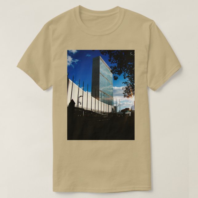 T-shirt Bâtiment des Nations Unies New York (Design devant)