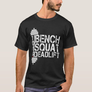 T-shirt Bâtiment du corps Poids du banc de levage de l'esc