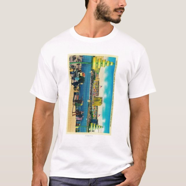 T-shirt Bâtiment et lacs fédéraux des nations (Devant)