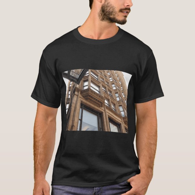 T-shirt Bâtiment Fisher #2 de Chicago (Devant)