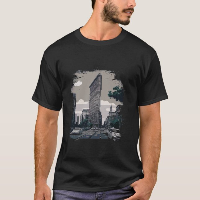T-shirt Bâtiment Flatiron (Devant)