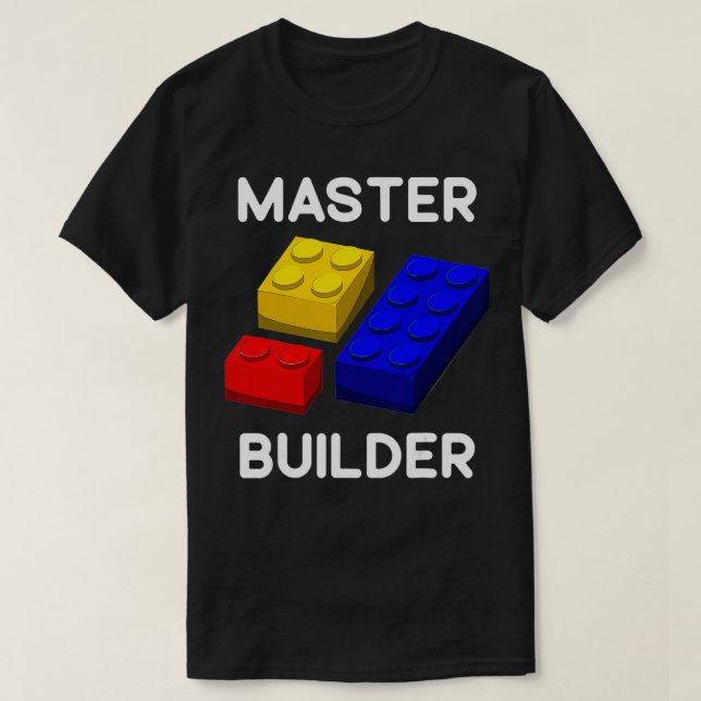 T-shirt Bâtiment Maître Bâtiment Mur Bâtiment Jouets Bâtim (Design devant)