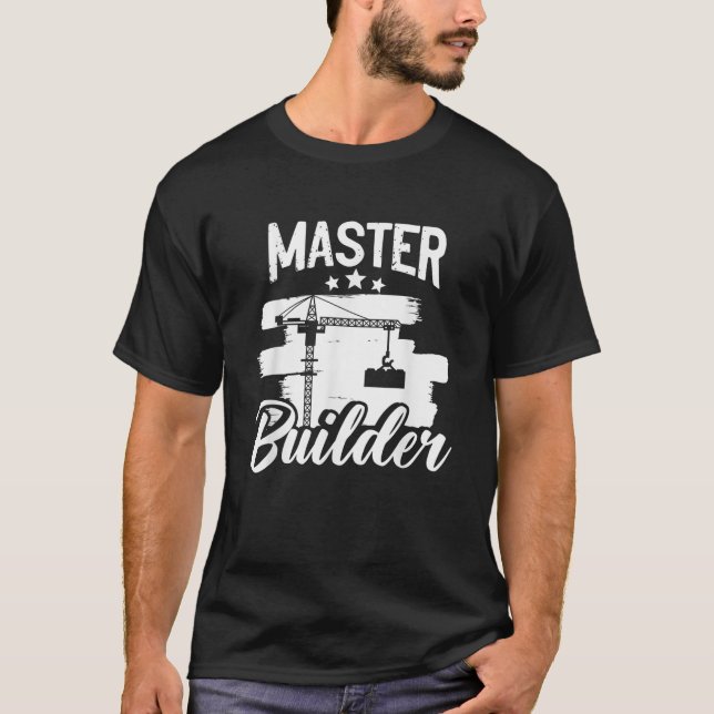 T-shirt Bâtiment maître Blocs briques brique E (Devant)