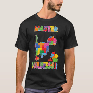 T-shirt Bâtiment Master Builder Rex Pour Enfants Hommes Et