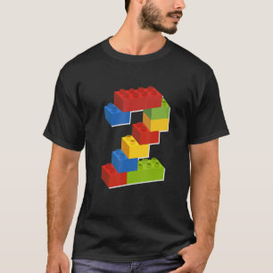 T-shirt Bâtiment mignon 2e anniversaire 2 ans Garçons