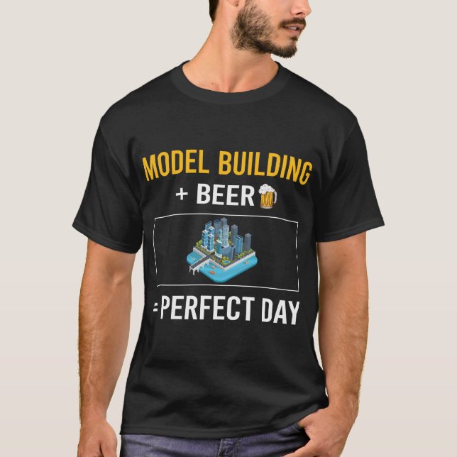 T-shirt Bâtiment modèle de la journée de la bière (Devant)