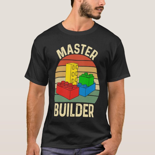 T-shirt Bâtiment principal Blocs Jouets (Devant)
