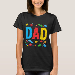 T-shirt Bâtiment principal Briques Blocs Famille Faune