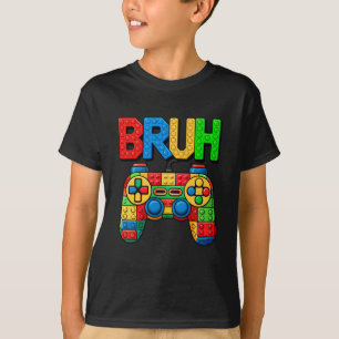 T-shirt Bâtiments Bruh Boys Anniversaire de enfant Brick B