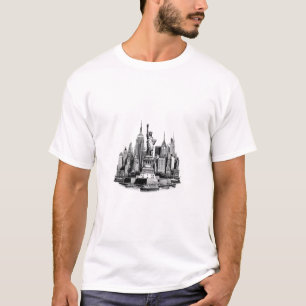 T-shirt Bâtiments de New York City Architecture art