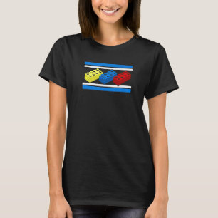 T-shirt Bâtir des briques Blocs Maître Constructeur Ingéni
