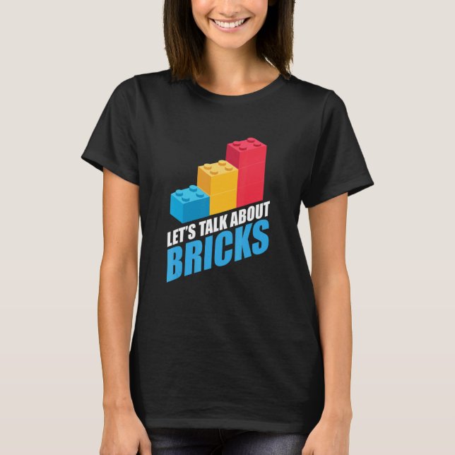T-shirt Bâtir des briques Blocs Ventilateur maître constru (Devant)