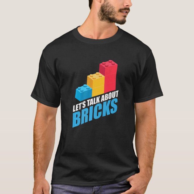T-shirt Bâtir des briques Blocs Ventilateur maître constru (Devant)