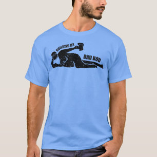 T-shirt Bâtir Papa Bod Bière Boire Fête des pères Drôle D