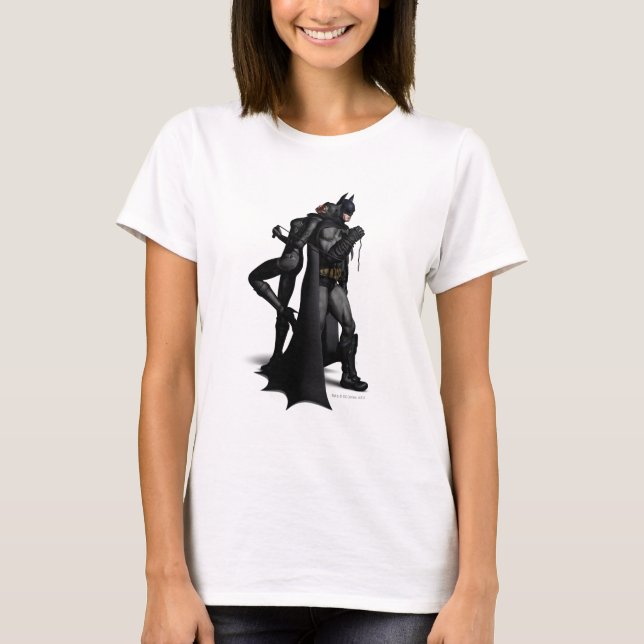 T-shirt Batman Arkham City | Batman and Catwoman (Devant)