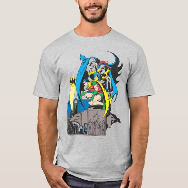 T-shirt Batman/Batgirl/Robin (Devant)