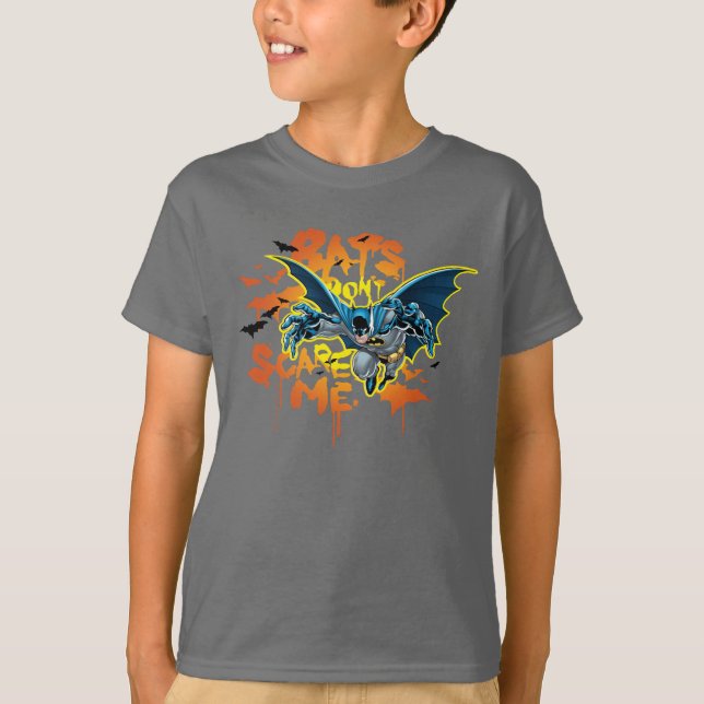 T-shirt Batman | Bats Don't Scare Me (Devant)