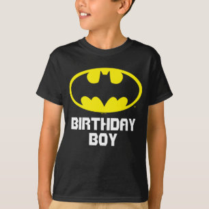 T-shirt Batman Birthday Boy - Nom et âge