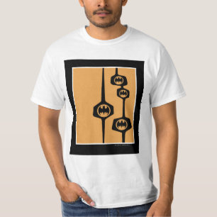 T-shirt Batman Black Orange Frame