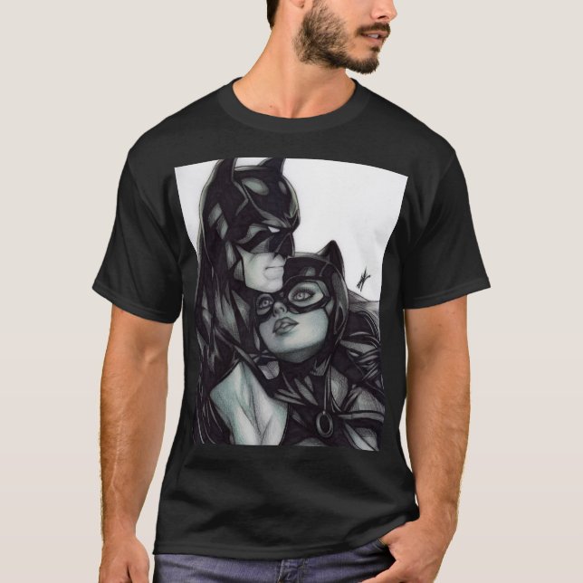 T-shirt Batman & Catwoman ~ Bruce wayne & Selina Kyle (Devant)