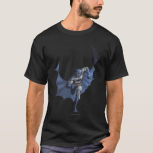 T-shirt Batman court avec une cape volante